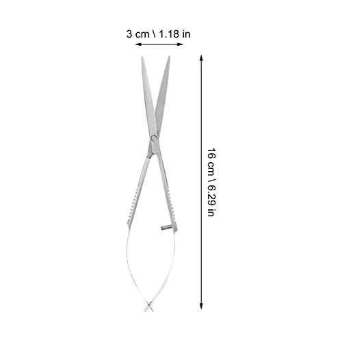 Balacoo Aquarium Scissor Stainless Steel Spring Scissor for Aquarium Fish Tank