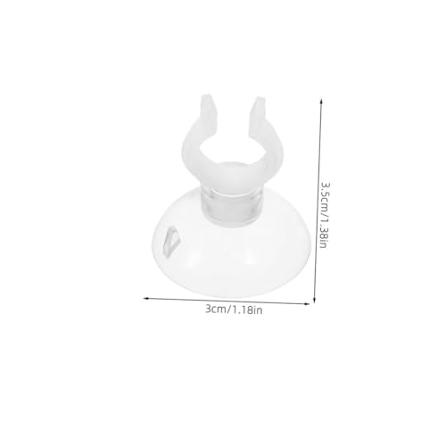 BESPORTBLE 20pcs Transparent Aquarium Cup Tubes Clips Fish Tank Holders Functional Water Tubing Clips for Visibility and Aesthetic Appeal