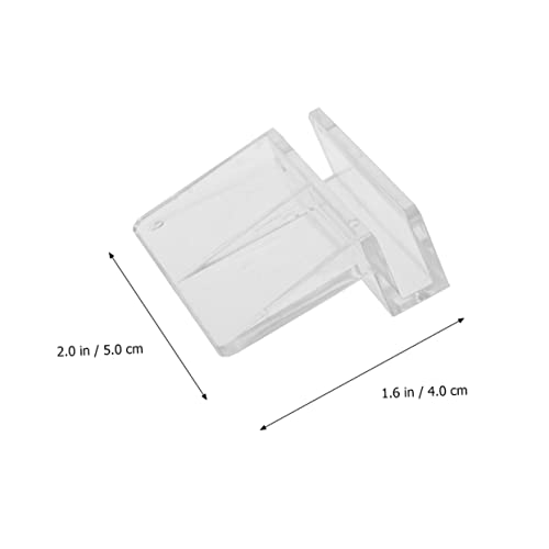 10pcs Acrylic Fish Tank Cover Support Bracket for Aquarium Use Practical and Design Safe for Fish and Pets for Tanks