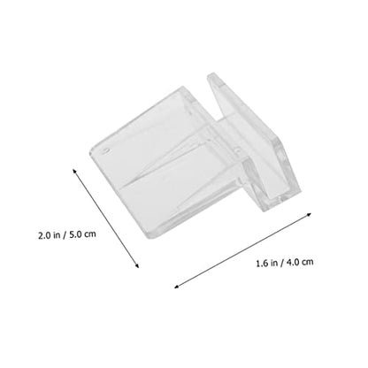 10pcs Acrylic Fish Tank Cover Support Bracket for Aquarium Use Practical and Design Safe for Fish and Pets for Tanks