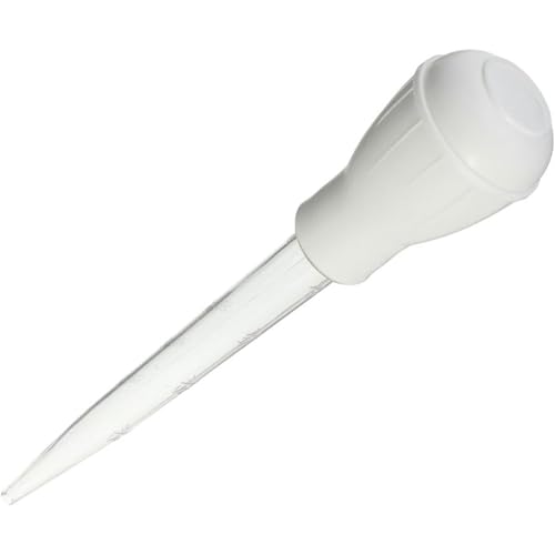 White Manual Fish Tank Water Changer Aquarium Dropper, 30ml Aquarium Clean Pipette Dropper, Fish Tank Cleaning Waste Remover, 11-inch Aquarium Gravel Cleaning Straw - color: White