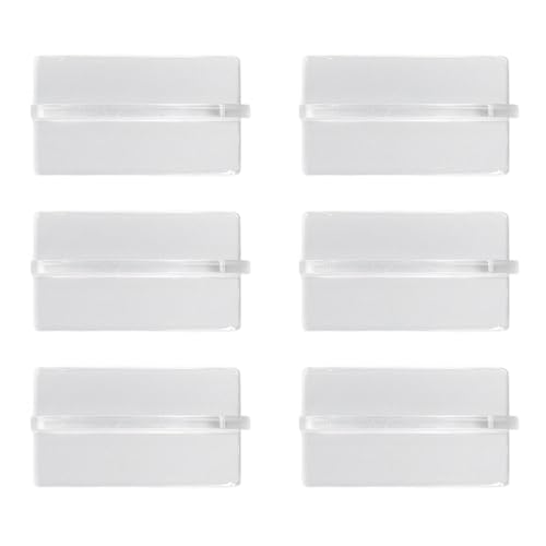 6Pcs Acrylic Aquarium Cover dle, Se Grip Fish Tank Lid Pull dle, Durable Transparent Aquarium Lid dle with Adhesive, Eleg Modern Design for Glass Cabinets and niture