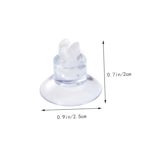 YARNOW 18pcs Aquarium Suction Cup Clips and Rubber Clamps for Fish Tank Airline Tube Holder with Strong Grip, Sturdy Silicone Material, Suitable for Air Pump Accessories in Freshwater