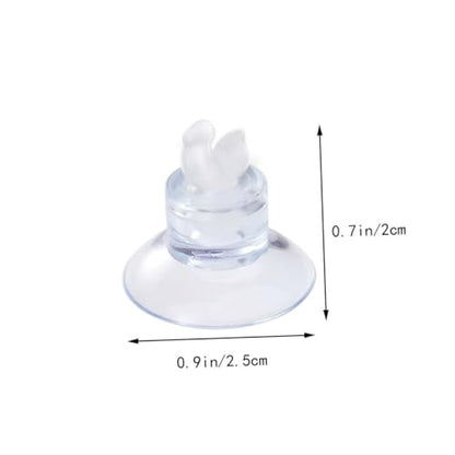 YARNOW 18pcs Aquarium Suction Cup Clips and Rubber Clamps for Fish Tank Airline Tube Holder with Strong Grip, Sturdy Silicone Material, Suitable for Air Pump Accessories in Freshwater
