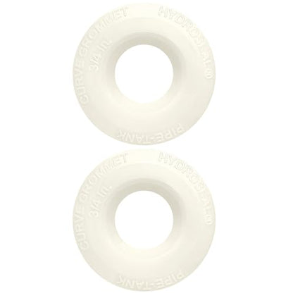 3/4 inch Hydroseal flexible tank adapter Bulkhead Fitting, Leak-Proof TPV Tank/Pipe Seal, No Glue, Aquaculture Hydroponics Filtration, garden hose bulkhead fitting, rain barrel bulkhead fitting - size: 3/4 inches-2Pcs
