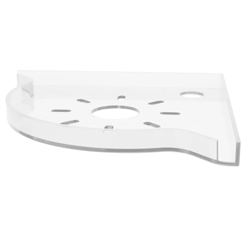 Aquarium Corner Storage Shelf Organizer for Fish Food and Supplies Desktop Divider for Efficient Aquarium Accessory Management