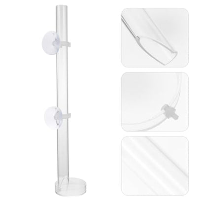 Shrimp Feeder Tube Aquarium Food Feeder with Sucker 40cm Fish Tank Feeding Tool for Aquarium and Shrimp Breeding
