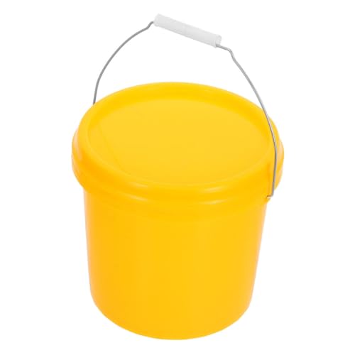 NOLITOY Heavy Duty Sealed Plastic Bucket with Lid Versatile Pail for Food Water Household Storage Portable Leakproof Container for Kitchen Office Use