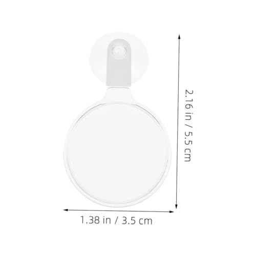 4pcs Acrylic Fish Tank Lens with Cup for Close Observation of Betta Fish Spiders and Plants and Viewer for Animals