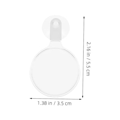 4pcs Acrylic Fish Tank Lens with Cup for Close Observation of Betta Fish Spiders and Plants and Viewer for Animals