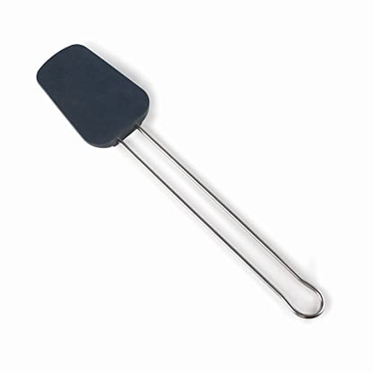 LACOR Silicone Spatula, Blue/Silver, 9 x 6 cm - size: 9 x 6 cm