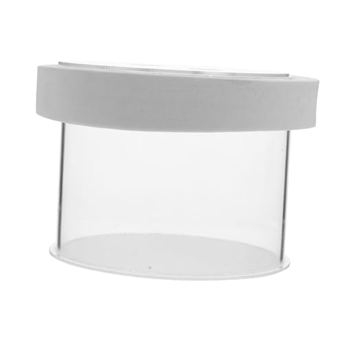 VANZACK Floating Fish Breeder Box for Aquarium Fish Isolation and Hatching Incubator with Design for Easy Observation Suitable for Fry - color: White