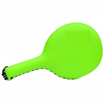 Arts Target Boxing Reaction Training Kick Paddle Hand Pad PU Leather Shock Absorbing Cushion Suitable for Home Gym Beginner - color: Green