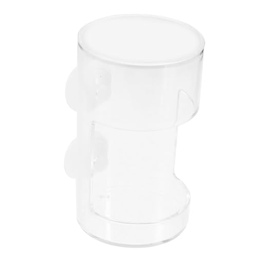 Fish Feeding Floating Circle Reusable Aquarium Feeder for Convenient Fish Tank Feeding Clear Design Adds Visual Appeal to Aquatic Environments