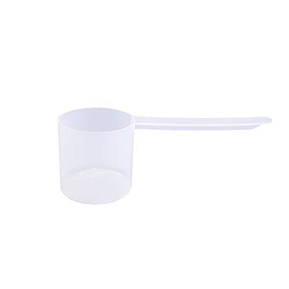Plastic Measuring Scoop, (70 cc | 4.73 tbsp | 2.37 fl oz. | 70 mL) Long Handle Spoons for Powders, Granules, Coffee, Pet Food, Baking Supplies, Protein and Other Dry Goods, BPA Free (Set of 1) - size: 70 cc | 4.73 tablespoon | 2.37 fl oz. | 70 mL