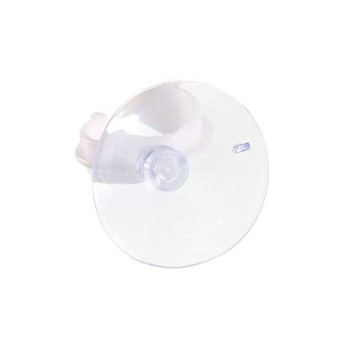 uxcell Aquarium Suction Cup Clips Airline Tube Holders Clamps for Fish Tank Clear 24mm 6Pcs
