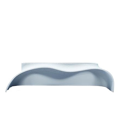 Chatelet REEFSHAPE - Abstract Aquarium Viewing Tunnel | Wavy Design Fish and Shrimp Hideout | Under-Substrate Tunnel | Made in USA (White)