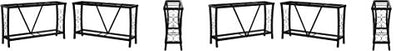 Aquatic Fundamentals Metal Aquarium Stand (55 Gallon, Black) - color: Black, size: 55 Gallon