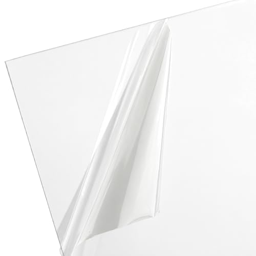 Plastic-Craft | Polycarbonate Sheet, Clear (Pack of 2) - size: 18.0" x 18.0"