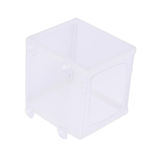 FOMIYES 3pcs Aquarium Fish Tank Breeding Box Fish Net for Isolation Net Box with Suction Cups