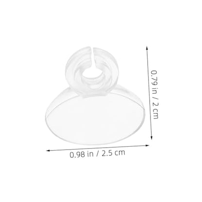 Toyvian 40pcs Fish Tank Oxygen Cup Clips Soft Card Slot Design Easy Installation Aquarium Holder for Efficient Oxygen Supply Systems