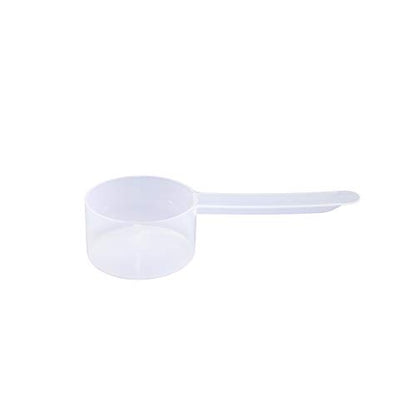39cc Long Handle Measuring Scoop (2.63 Tbsp / 1.32 oz / 39mL) - Heavy-Duty Plastic Spoon for Powders, Protein, Coffee, and Baking, 1-Pack - size: 39 cc | 2.63 tablespoon | 1.32 fl oz. | 39 mL
