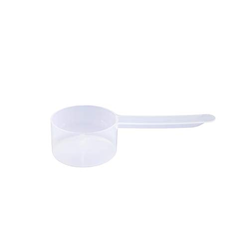 39cc Long Handle Measuring Scoop (2.63 Tbsp / 1.32 oz / 39mL) - Heavy-Duty Plastic Spoon for Powders, Protein, Coffee, and Baking, 1-Pack - size: 39 cc | 2.63 tablespoon | 1.32 fl oz. | 39 mL
