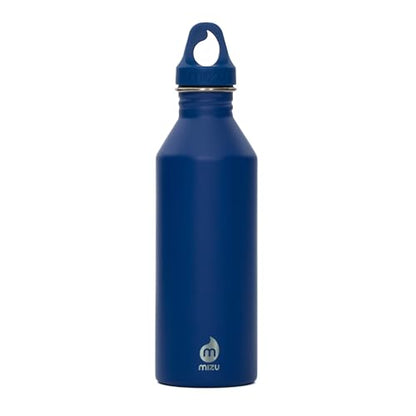 Mizu M8 25 oz Stainless Steel Water Bottle with Loop Cap (Deep Navy) - color: Deep Navy