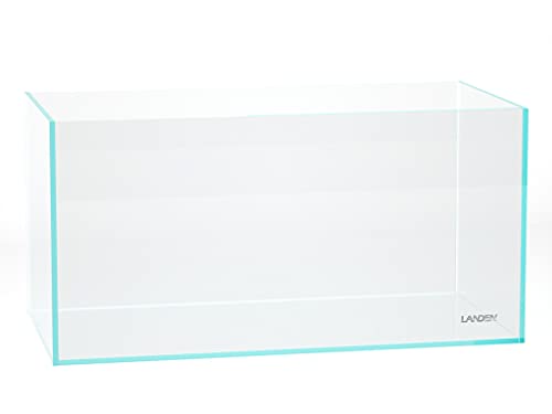 90P 44 Gallon Rimless Low Iron Aquarium Tank, W35.4 x D17.7 × H17.7in (90cm x 45cm x 45cm) 10mm Thickness with Black Nano Foam Leveling mat Included - size: 44Gal W35.4×D17.7×H17.7 in(90x45x45cm)