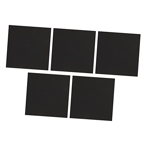5Pcs Non Skid Aquarium Cushion Pads Insulated Fish Tank Mat for Comfort Stability Black Durable Absorption Heat Preservation for Fish Tank Supplies