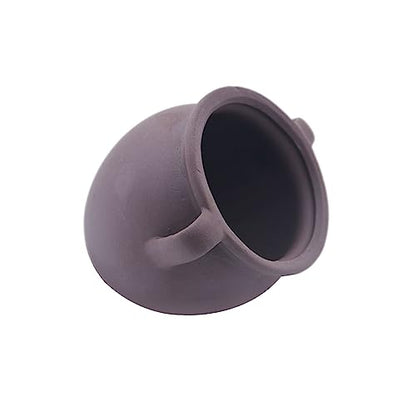 AnRui Ceramic Jar Aquarium Ornament Decor Natural Clay Vase Betta House Hideout Cave Pot Fish Tank Decorations Accessories for Cichlid, Small Fish, Shrimp to Play Hide Breed Habitat, Small