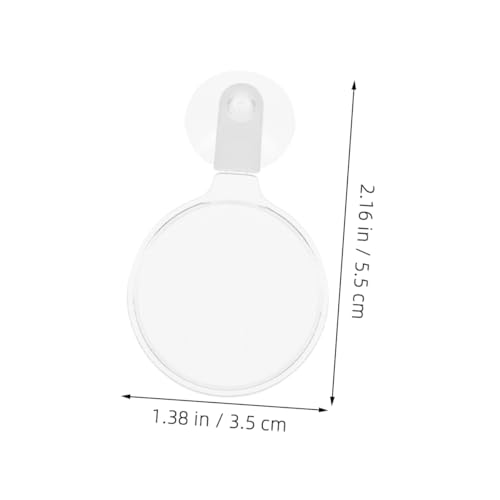 PartyKindom 4pcs Acrylic Magnifier Viewer Cup for Fish Tanks High-Definition Magnification for Animals and Plants User-Friendly Design for Seniors