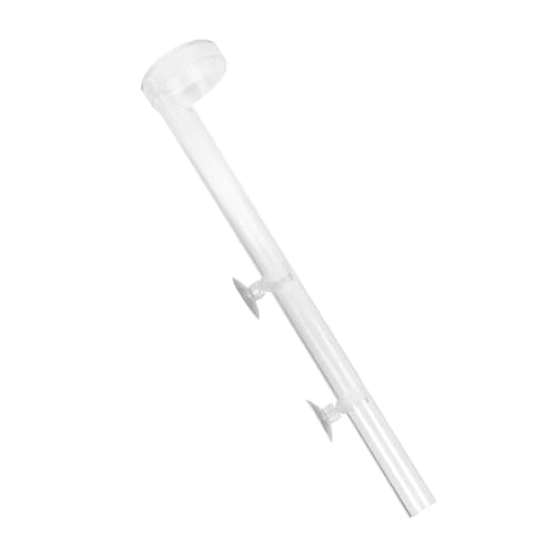 Aquarium Feeding Tube Kit, Acrylic Transparent Aquarium Fish Shrimp Feeder Fish Feeding Tube with Tray Set for Fish Aquarium Shrimp Tropical Fish Feeding (Tube - size: Tube length 25cm