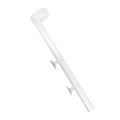 Aquarium Feeding Tube Kit, Acrylic Transparent Aquarium Fish Shrimp Feeder Fish Feeding Tube with Tray Set for Fish Aquarium Shrimp Tropical Fish Feeding (Tube - size: Tube length 25cm