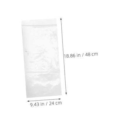 POPETPOP 50pcs Clear Plastic Fish Packing Bags Shipping Bags for Fish Transport Storage for Pet Stores Food Service Industries
