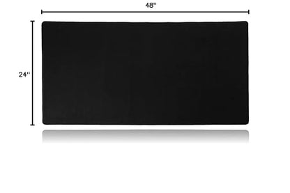 Gamer Boss - Gaming Mouse Pad - 48 x 24 Inches - 4mm Thick with Stitched Edges, Non-Slip Rubber Base, Premium Cloth Mousepad, Desk Mat for Laptop, Keyboard, Computer & PC (Mega, Blue Shards) - color: Blue Shards, size: 48" x 24"