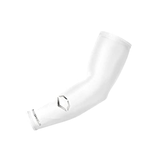 EvoShield unisex-adult CompressionCompression Arm Sleeve - color: Team White, size: Large-X-Large