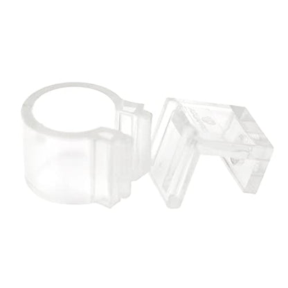 Aquarium Lily-Pipe Fixture for Fix Inflow/Outflow-Tube Clamp Water Pipe Clip Water Exchanger Hose Lily-Pipe Fixture - size: Small