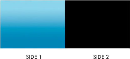 Penn-PLAX Double-Back Roll-A-Scene Aquarium Background – Double Sided Roll – Midnight Sea (Black) / Caribbean Blue – 19” x 50’