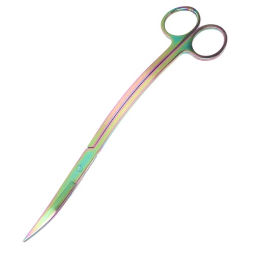 VICASKY Stainless Steel Aquatic Plant Scissors 1 Piece Precision Trimming Tools for Aquariums for Aquascaping and Aquarium Plant Maintenance