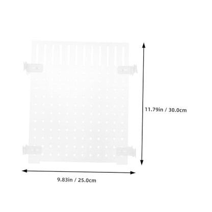 Transparent Acrylic Fish Tank Divider Isolation Board for Aquarium Easy to Install Partition for Breeding Separation Fish Tank Accessory