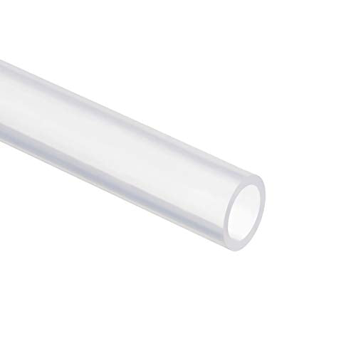 uxcell Silicone Tubing 3/8"(10mm) ID x 1/2"(13mm) OD 3.3ft(1m) Silicone Rubber Tube Air Hose Water Pipe for Pump Transfer Clear - size: 10mm x 13mm