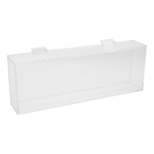 Acclimation Box for Saltwater Fish: Shrimp Breeding Box - Clear Acrylic Fish Isolation Breeding Tank - 9.84x3.78in Aquarium Incubator for Baby Clownfish Guppy - size: 25.00X9.60X5.10CM