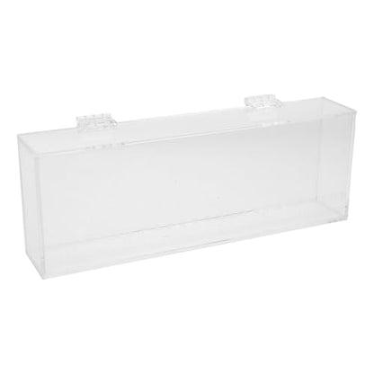 Acclimation Box for Saltwater Fish: Shrimp Breeding Box - Clear Acrylic Fish Isolation Breeding Tank - 9.84x3.78in Aquarium Incubator for Baby Clownfish Guppy - size: 25.00X9.60X5.10CM