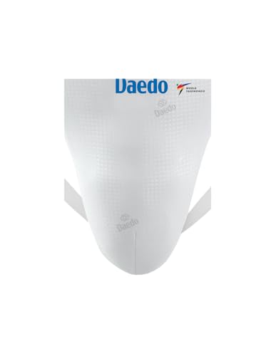 DAEDO Taekwondo Groin Guard Male, WT Recognized, Durable Protection for International Competitions, Sizes: XS to XL - size: Medium