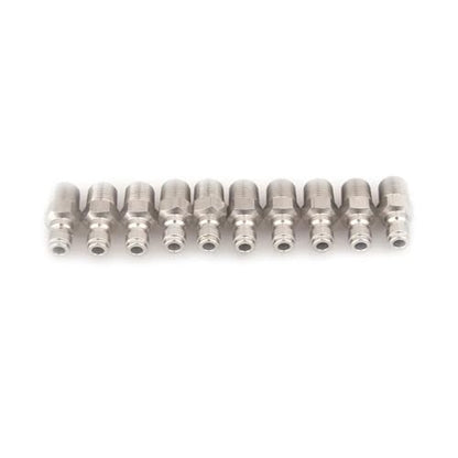 1pcs 8MM 1/8NPT Stainless Steel Male Quick Coupler Air Tank Soft Connector Pneumatic Accesories for Diving Compressor Aquarium(1 PC)