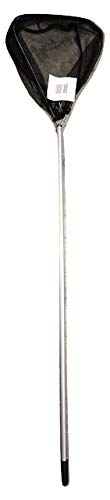 Pond Fish Net with a 3' (100cm) Foot Handle 8 Inch Net Head, Water Garden Koi Fish Pond Skimming Net for Small Koi and Debris
