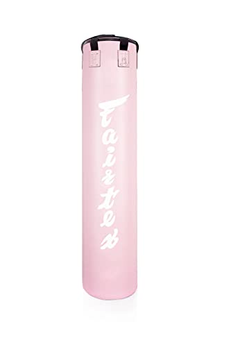 Fairtex HB6 Banana Heavy Bag, Muay Thai MMA Kickboxing Boxing Punching Bag - color: HB6 Pink, size: Unfilled