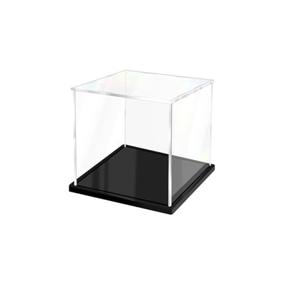 Acrylic Display Case for Lego Collectibles, Clear Box 5.9x5.9x5.9in - size: 5.9 x 5.9 x 5.9 inches