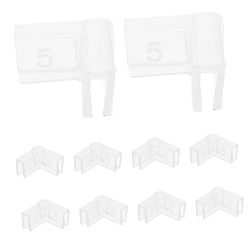 10pcs Aquarium Corner Guards Fish Tank Edge Protectors Soft Protectors for Furniture Appliances and Terrariums Easy Installation Transparent Design for Seamless Aesthetic